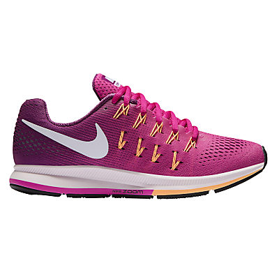 Nike Air Zoom Pegasus 33 Women's Running Shoes Fire Pink/White Nike Air Zoom Pegasus 33 Women's Running Shoes Fire Pink/White